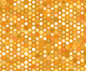 Honeycomb Hexagon Vector Seamless Background