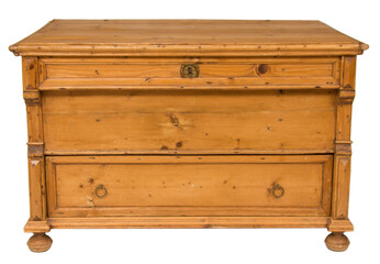 Vintage Pine Chest with Drawer
