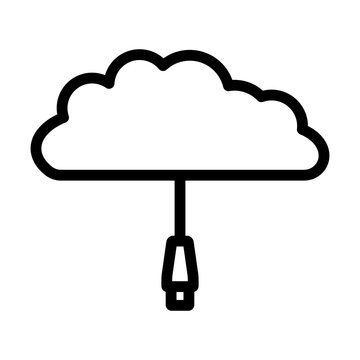 recommend clip art: Network Cloud Icon