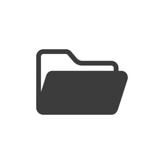 Folder icon for web and mobile UI design. Archive, directory sign.