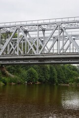 Obraz premium railway bridge over the river