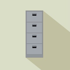 Filling cabinet vector art and graphics