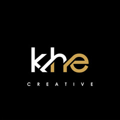 KHE Letter Initial Logo Design Template Vector Illustration