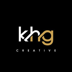 KHG Letter Initial Logo Design Template Vector Illustration