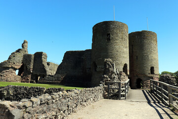 Rhuddlan Castle on the hill © eric