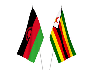 Zimbabwe and Malawi flags