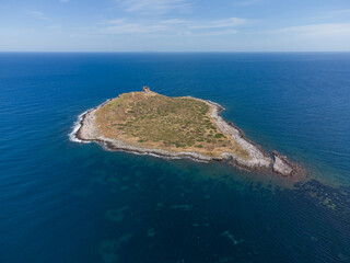 fotografia aerea dell isola delle femmine