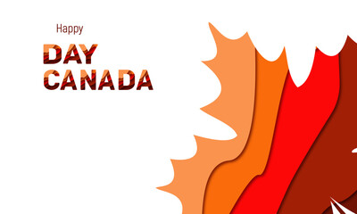 banner for the canada day holiday