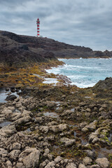 lighthouse on the rocks
