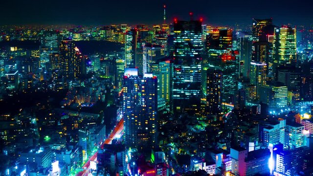 東京タイムラプス 2020　大都会摩天楼