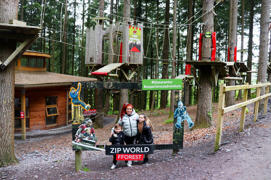 Zip World Fforest, Wales, UK