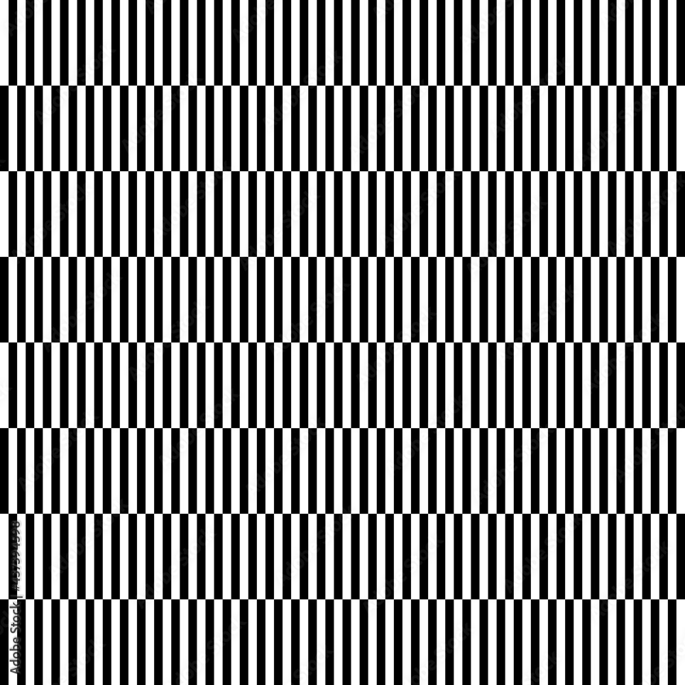 Poster 80x8 checkered sticks. vector simple monochrome pattern.