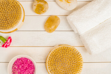 Body brush and spa accessories