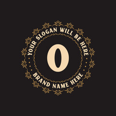 Luxury creative letter O logo for company, O letter logo free vector
