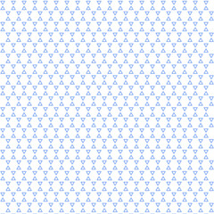 Seamless Geometric Pattern in Frosty Blue color in Tribal Style. High quality illustration for textile, wrapping, fabric, linen, clothes, apparel. Hand drawn watercolor surface design