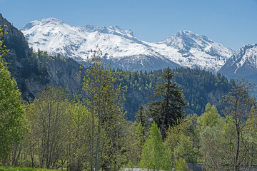 Berge im Goms, Kanton Wallis, Schweiz