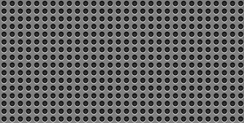circular metal grill pattern background.  