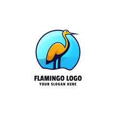 Flamingo Logo Template