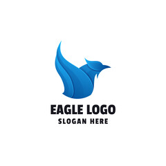 Eagle Gradient Colorful Logo Template