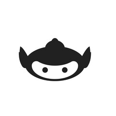 Robot Vector icon design illustration Template