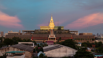 construction site of new parliament, Thailand, June 2021