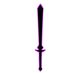 Dark purple sword