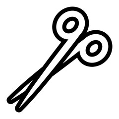 Surgical Scissors Icon Vector Art 手術用はさみのアイコン