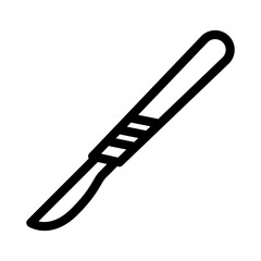 Surgical Scalpel Icon Vector Art 手術用メスのアイコン