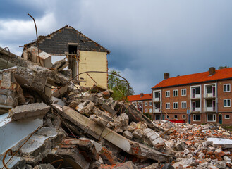 Project of demolition of houses
