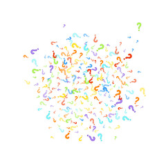 Question marks Quiz doubt survey faq public poll.