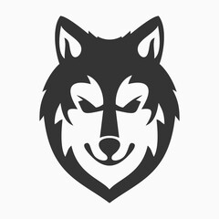 Wolf face, fox icon vector template design © Mugi_Mulya