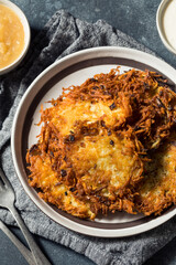 Homemade Salty Potato Pancake Latkes