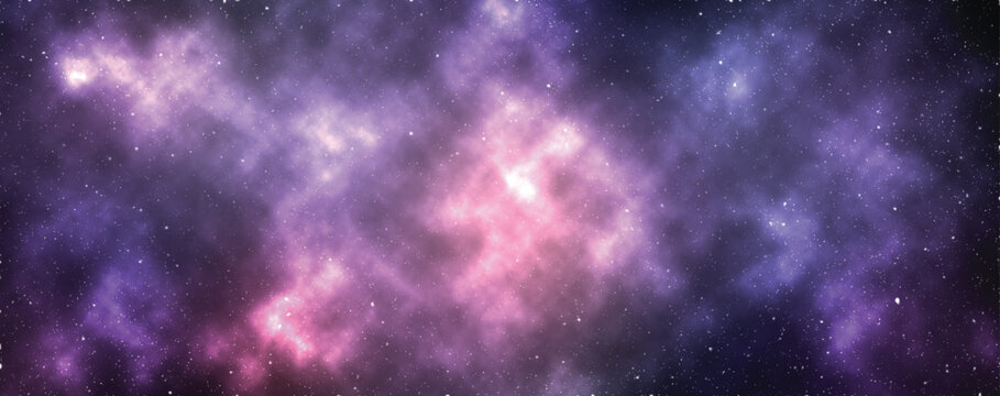 Space background with realistic nebula and shining stars.Colorful space background with stars.Stardust and milky way. 