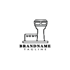 airport logo icon design template vector illustration