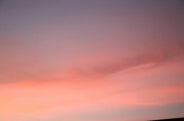 Beautiful sky twilight background  orange color sunset nature scene