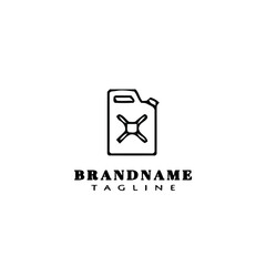 Fototapeta premium oil bucket logo icon design template vector illustration