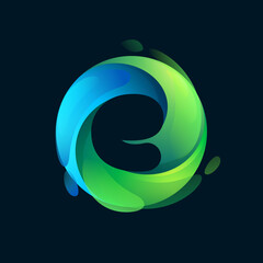 Eco-friendly E letter logo inside a swirl green circle.