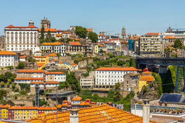 Fototapeta na wymiar Historic architecture in downtown of Porto, North Region, Portugal
