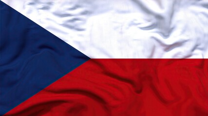 Czech Republic flag 4k 