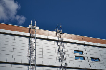 Image of a fire escape ladder.