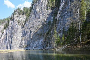 Cliffs on the Zilim River.