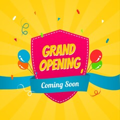 Grand Opening Abstract Simple Design
