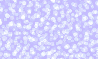 Bokeh lights violet background. Romantic digital banner.