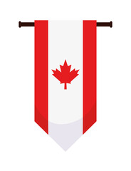canada flag representation