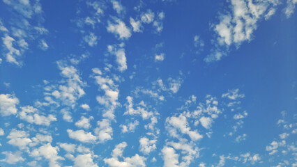 Picture of beautiful cloudy blue sky 