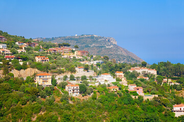 Fototapeta na wymiar Dorf Èze - das schönste Panorama der Côte d'Azur, Frankreich