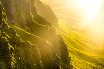 Reynisfjara shore near the village Vik, atlantic ocean, Iceland