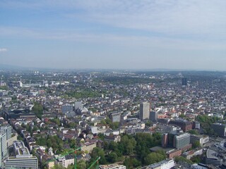 Frankfurt am Main, Hessen, Deutschland aus der Vogelperspektive