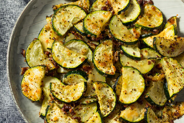 Homemade Oven Roasted Zucchini Slices