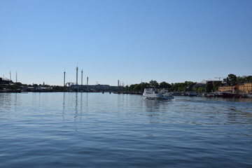 Obraz premium View over central Stockholm, Sweden 